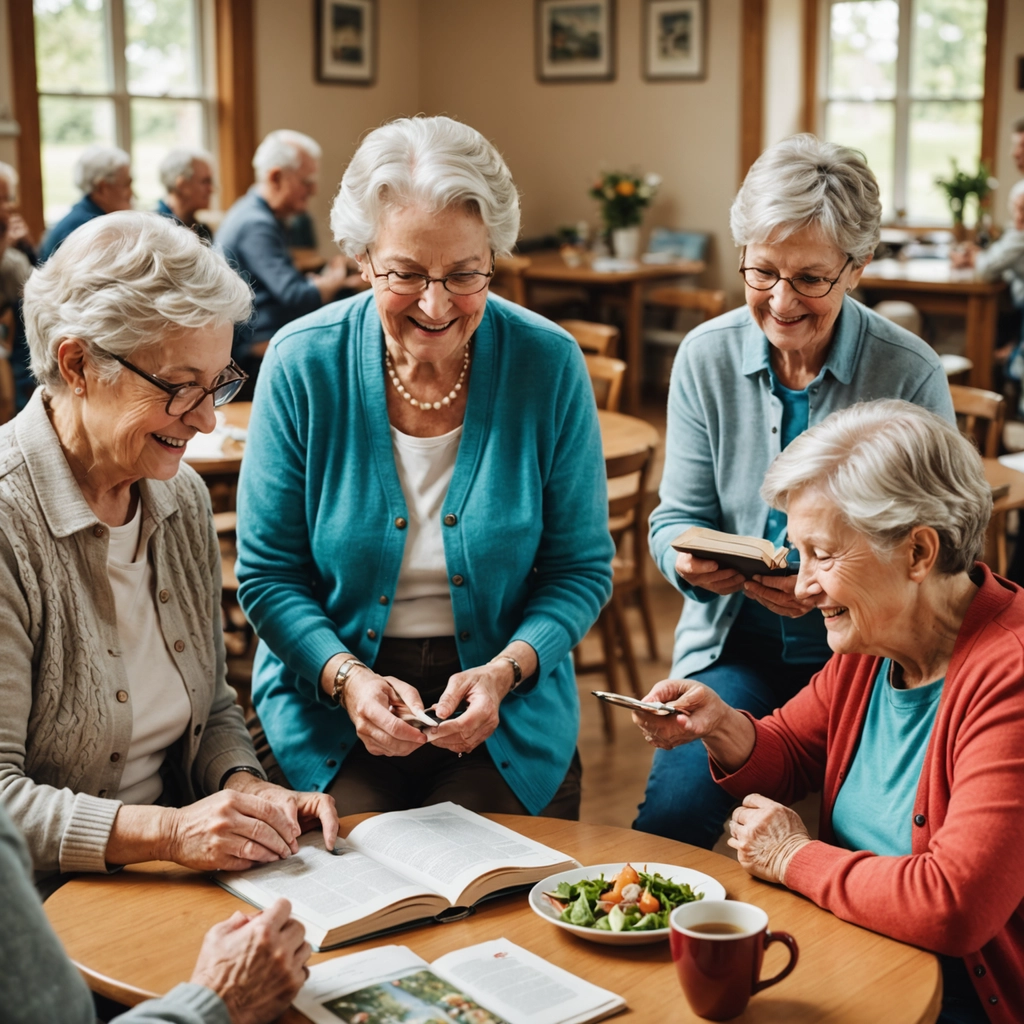 Mental resilience enhanced by Seniors camaraderie